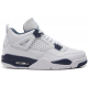 Nike Air Jordan 4 Retro White Dark Blue