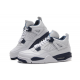 Nike Air Jordan 4 Retro White Dark Blue