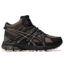 Кроссовки зимние Asics Gel-Kahana 8 Hi Sports коричневые с черным