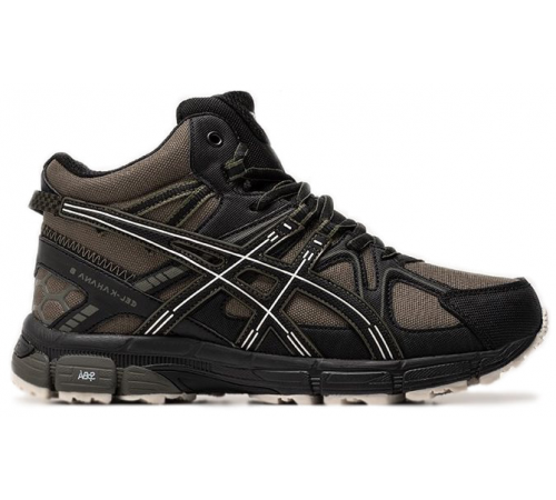 Кроссовки зимние Asics Gel-Kahana 8 Hi Sports коричневые с черным