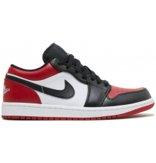 Кроссовки Nike Air Jordan 1 Low Bred Toe