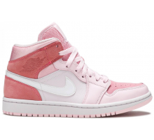 Кроссовки Nike Air Jordan 1 Mid Digital Pink