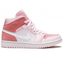 Кроссовки Nike Air Jordan 1 Mid Digital Pink