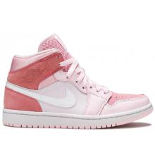 Кроссовки Nike Air Jordan 1 Mid Digital Pink