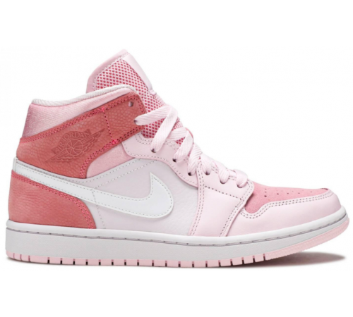 Кроссовки Nike Air Jordan 1 Mid Digital Pink