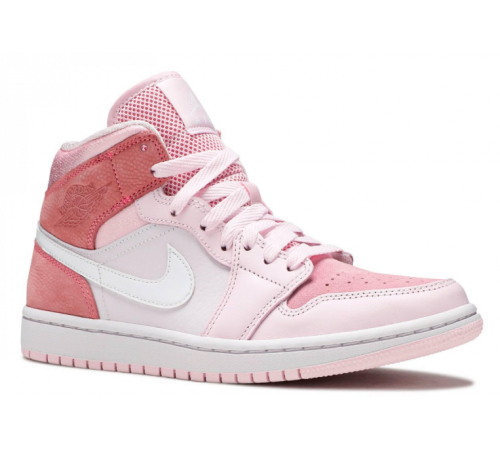 Кроссовки Nike Air Jordan 1 Mid Digital Pink