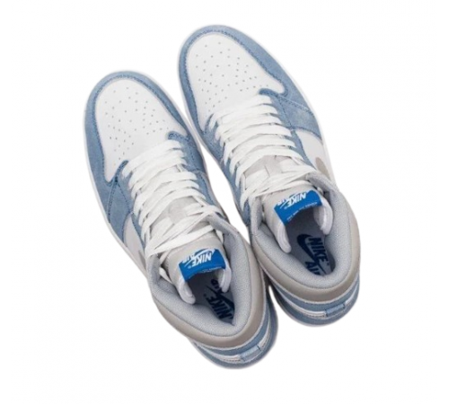 Кроссовки Nike Air Jordan 1 Mid Sail Light Blue