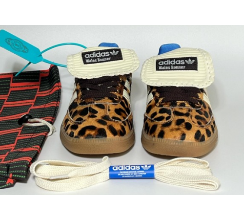Кроссовки Adidas Samba Pony Wales Bonner Leopard