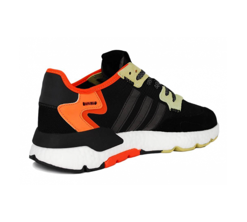 Adidas Nite Jogger Black White Orange