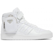 Prada x Adidas Forum High Triple White