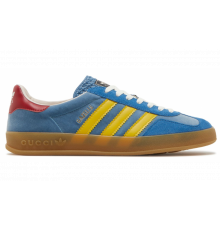Кроссовки Adidas Gazelle Og x Gucci Light Blue Suede