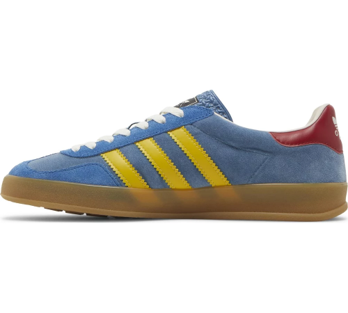Кроссовки Adidas Gazelle Og x Gucci Light Blue Suede