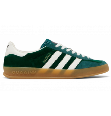 Кроссовки Adidas Gazelle x Gucci Green Suede