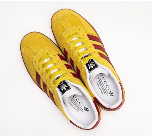 Кроссовки Adidas Gazelle Og x Gucci Yellow