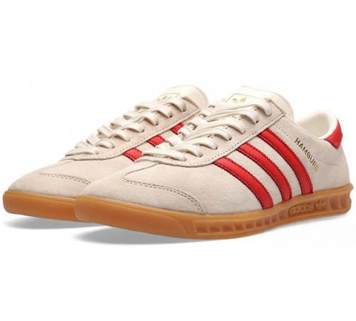 Кроссовки Adidas Hamburg Gray Red