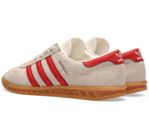 Кроссовки Adidas Hamburg Gray Red