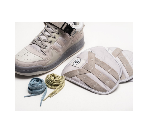 Кроссовки Adidas x Bad Bunny Forum Buckle Low Gray