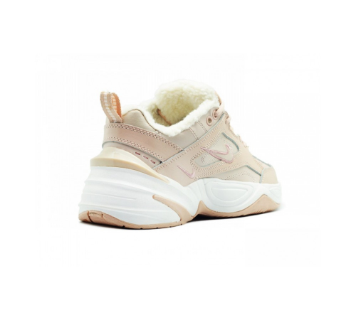 Кроссовки Nike M2k Tekno Beige зимние на меху