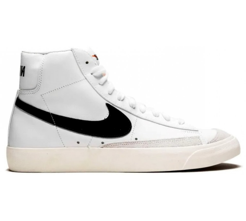 Кроссовки Nike Blazer Mid 77 Vintage белые с черным