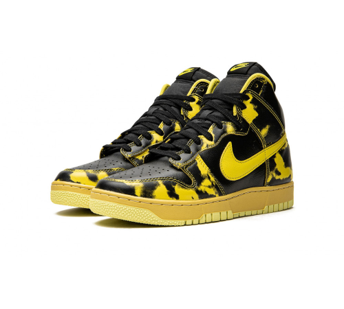 Кроссовки Nike Dunk High 1985 Yellow Acid Wash
