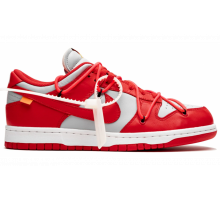 Кроссовки Nike SB Dunk Low Off-White University Red