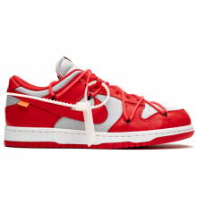 Кроссовки Nike SB Dunk Low Off-White University Red