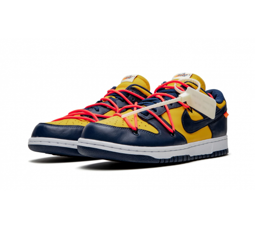 Кроссовки Nike Dunk Low Off-White University Gold