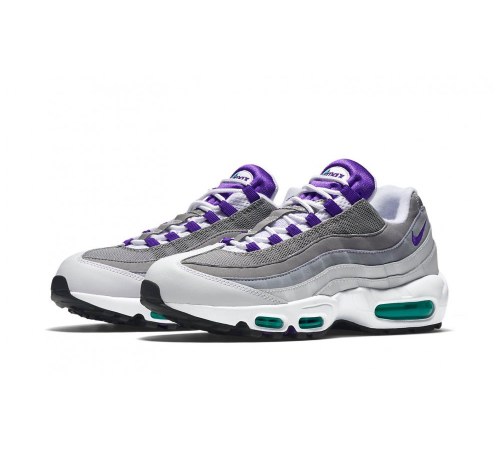 Nike Air Max 95 White Grey Purple
