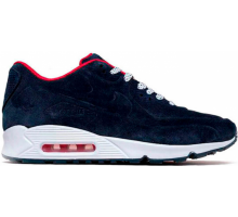 Кроссовки Nike Air Max 90 VT Navy Blue Red White зимние на меху