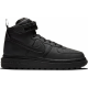 Кроссовки Nike Air Force 1 Mid Gore Tex All Black зимние на меху