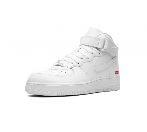 Кроссовки Nike Air Force 1 Mid Supreme Mini Box Logo White