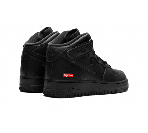 Кроссовки Nike Air Force 1 Mid Supreme Mini Box Logo Black