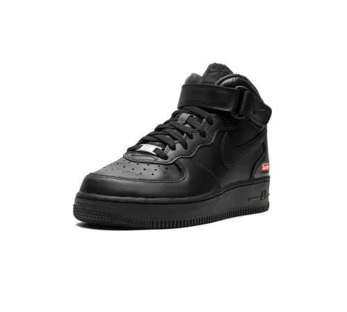 Кроссовки Nike Air Force 1 Mid Supreme Mini Box Logo Black