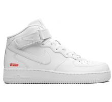 Кроссовки Nike Air Force 1 Mid Supreme Mini Box Logo White
