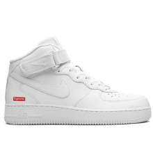 Кроссовки Nike Air Force 1 Mid Supreme Mini Box Logo White