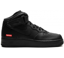 Кроссовки Nike Air Force 1 Mid Supreme Mini Box Logo Black