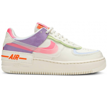 Nike Air Force 1 Low Shadow Double Swoosh Sail Pink Purple