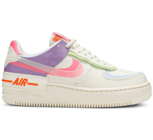 Nike Air Force 1 Low Shadow Double Swoosh Sail Pink Purple