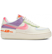 Nike Air Force 1 Low Shadow Double Swoosh Sail Pink Purple