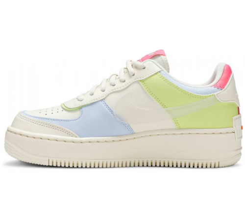 Nike Air Force 1 Low Shadow Double Swoosh Sail Pink Purple