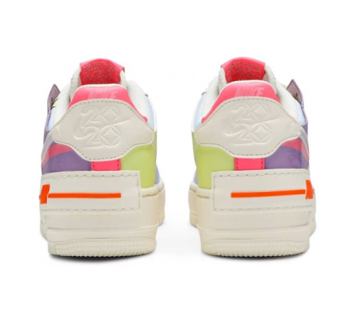 Nike Air Force 1 Low Shadow Double Swoosh Sail Pink Purple
