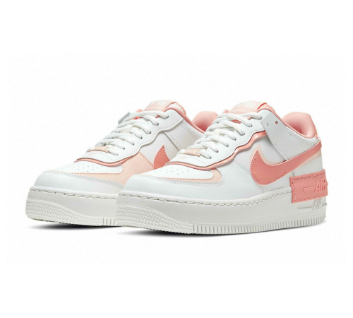 Кроссовки Nike Air Force 1 Low Shadow White Orange