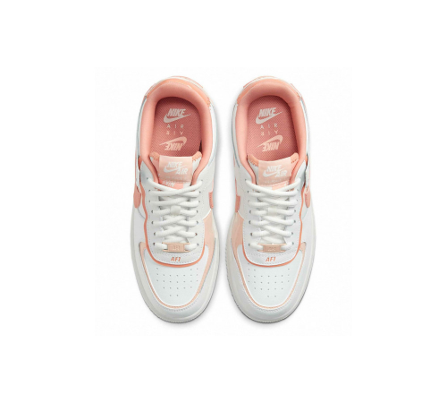 Кроссовки Nike Air Force 1 Low Shadow White Orange