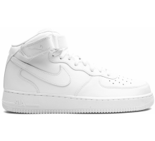 Nike Air Force 1 07 Mid Triple White зимние на меху