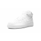 Nike Air Force 1 07 Mid Triple White зимние на меху