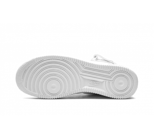 Nike Air Force 1 07 Mid Triple White зимние на меху