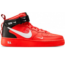 Nike Air Force 1 07 Mid LV8 Utility Red Black