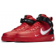 Nike Air Force 1 07 Mid LV8 Utility Red Black