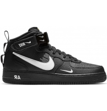 Nike Air Force 1 07 Mid LV8 Utility Black