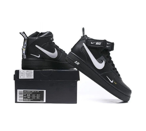 Nike Air Force 1 07 Mid LV8 Utility Black